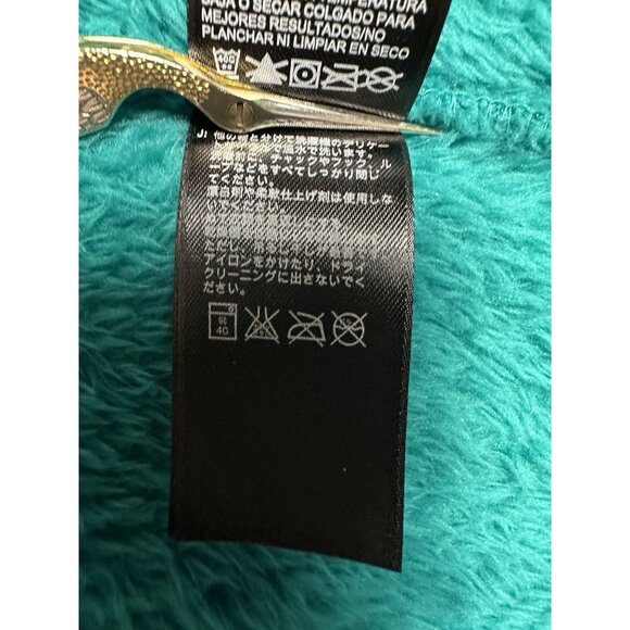 The North Face Jacket Women’s M Osito 2 Teal Blue Fuzzy High Loft Fleece FA15‎ - Picture 12 of 14